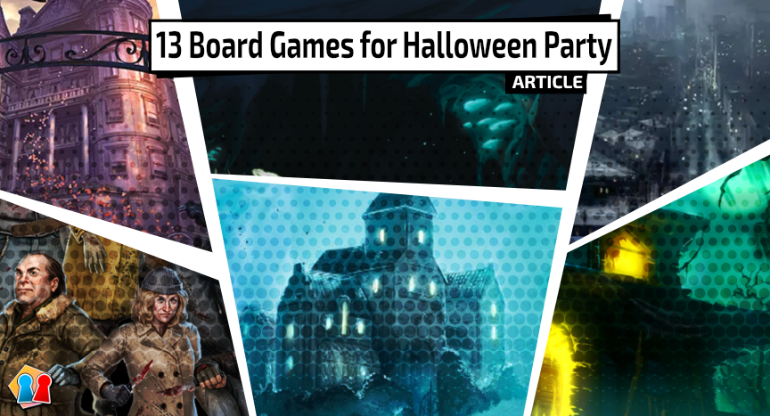 13 Board Games for Halloween Party - Article Banner