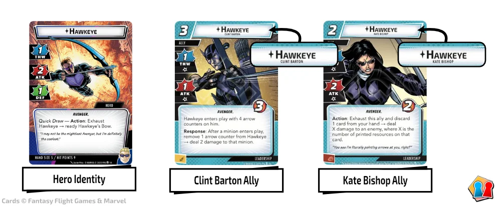 Marvel Champions Hawkeye Unique Rule